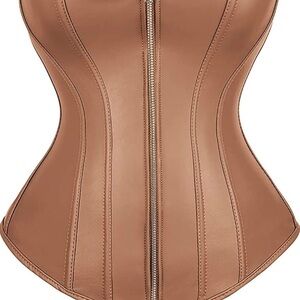 Elegant Tan Corset Top